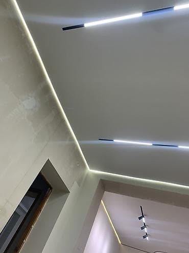 Демонтаждоо иштери: Натяжные потолки Глянцевый матовые 3Dпотолки безплатный замер — 6