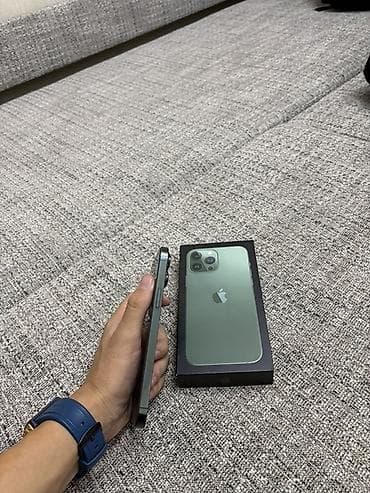 IPhone 13 Pro Max, Б/у, 128 ГБ, Alpine Green, Коробка, Кабель, Чехол, 87 % — 4