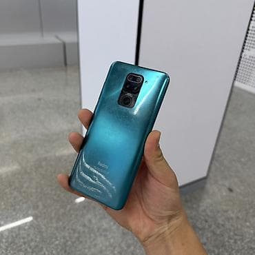 second tech: Redmi, Redmi Note 9, Б/у, 128 ГБ, цвет - Зеленый, 2 SIM — 1