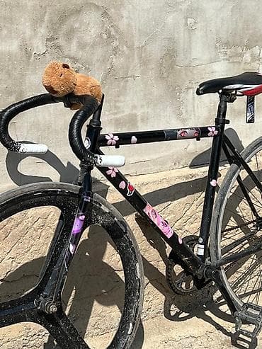 титановые велики: Фикс,рама М,капибара в подарок передное диска титановое,продаю так как — 6