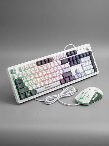 Игровой комплект FOREV FV-908: клавиатура + мышь - Проводное — 1