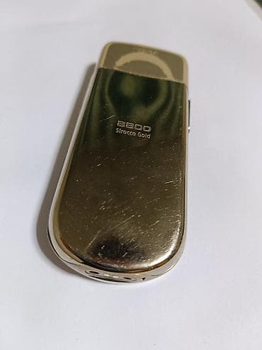 nokia 800: Nokia 8 Sirocco, Б/у, цвет - Золотой, 1 SIM — 2