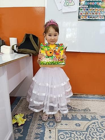 Жаш кыздардын көйнөктөрү: Балдар көйнөгү, түсү - Ак — 1