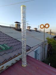 отопительные газовые котлы: Монтаж дымоходов на крыше и через дом Услуги по дымоходам для частных — 19