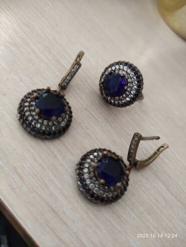 набор пандора: Турецкий серебряный комплект в отличном состоянии — 2