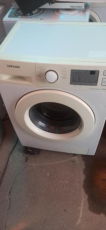 Стиральная машина Samsung eco bubble, фронтальная загрузка, 6 кг