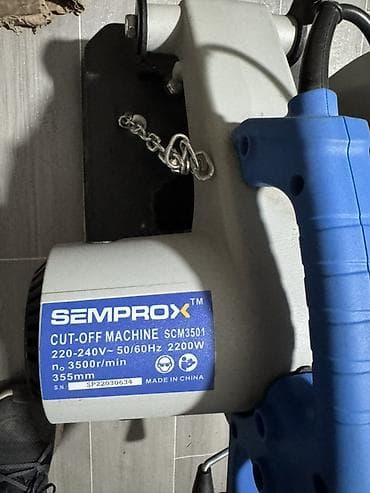 metta samurai: Отрезная машина по металлу SEMPROX SCM3501 - Тип: стационарная — 4