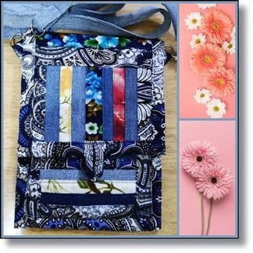 Кол сааттар: Сумочки, лоскутные для мобильного телефона. Ручная работа — 1