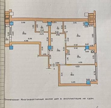 all group: 3 комнаты, 100 м², Индивидуалка, 1 этаж, Готовая ПСО (под самоотделку) — 2