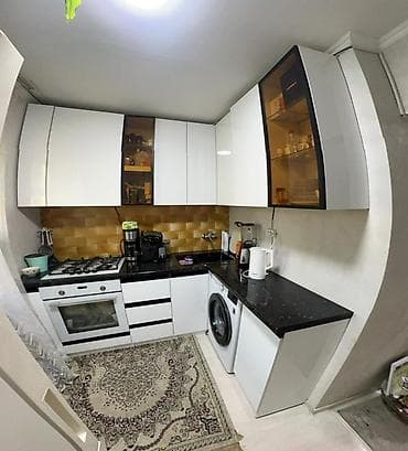 квартира токмок: 2 комнаты, 40 м², Индивидуалка, ул. Московская / Турусбекова Индивидуалка, 5 этаж — 7