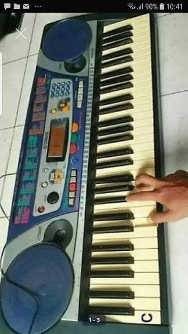 ямаха синтезаторы: YAMAHA PSR-260. Отлично работает. Клавиатура: 61 клавиша (5 октав) — 1