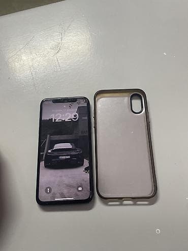 IPhone X, Б/у, 64 ГБ, Черный, Чехол, 100 % at lalafo.kg IPhone X, Б/у, 64 ГБ, Черный, Чехол, 100 %