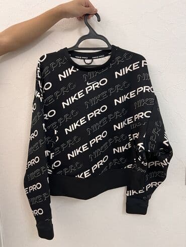 9 вещей Подборка женской одежды: 1) Свитшот Nike Pro - Цвет: черный