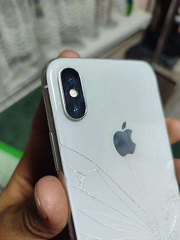 iphone 5s: IPhone X, Б/у, 64 ГБ, White Titanium, Защитное стекло, 100 % — 8