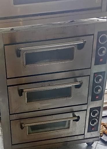 листы от духовки: Печь пекарская электрическая, трёхкамерная - Конструкция: 3 — 2