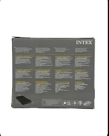 Надувные матрасы: Матрас надувной Intex 191x99x25 см, с флокированием, встроенным — 2