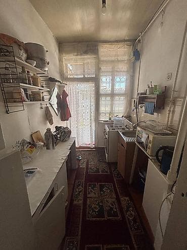 дешевые квартиры в оше: 3 комнаты, 50 м², Церковь 1 этаж, Старый ремонт — 4
