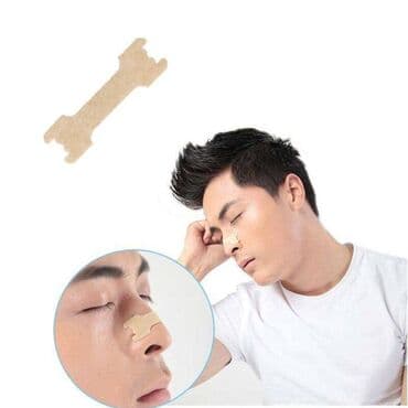 пластырь: Пластырь от зрапа. Назальные полоски Better Breath против храпа (66 мм — 1