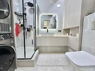 кватира жер там: 3 комнаты, 104 м², Элитка, 2 этаж, Дизайнерский ремонт — 10