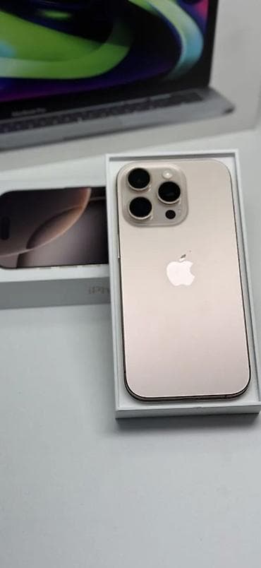 IPhone 16 Pro Max, Natural Titanium, Коробка