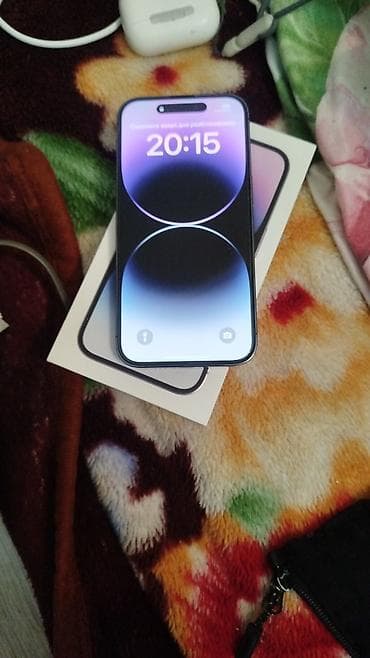 iphone 14 pro: IPhone 14 Pro, 128 ГБ, Deep Purple, Зарядное устройство, Защитное стекло, Чехол, 78 % — 2