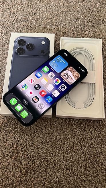 купить айфон 7: IPhone 17 Pro, Б/у, 256 ГБ, Черный, Коробка, 100 % — 1