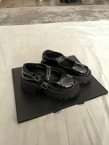 траки: Лоферы/туфли Mary Jane на массивной платформе Надевали только два — 2