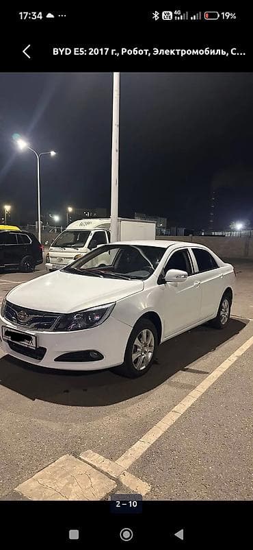 машины byd: BYD E5: 2017 г., Автомат, Электромобиль, Седан — 2