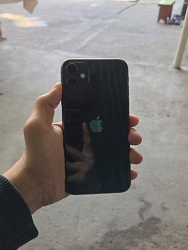 IPhone 11, Новый, 64 ГБ, Черный, Наушники, Зарядное устройство, Защитное стекло, 92 %