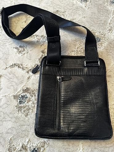 pull and beer: Классическая сумка, Butun, Материал: Натуральная кожа, Застежка на молнии, Мужские — 3