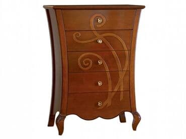 Спецодежда: Комод высокий с 5-ю ящиками Капри, Румыния - для детской и спальни — 1