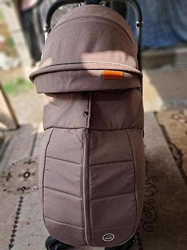 Коляски: Коляска, Другой бренд, цвет - Коричневый, Б/у, Самовывоз — 5