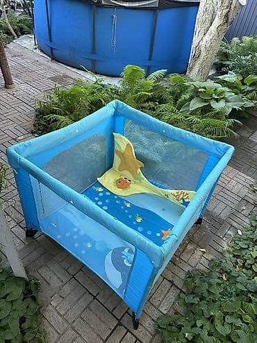 chicco манеж: Манеж Chicco (б/у) - Просторный манеж для игр и отдыха малыша. - — 1