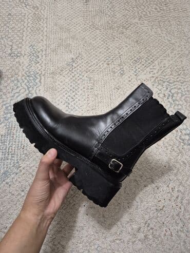 сапоги зимние женские натуральная кожа натуральный мех распродажа: Өтүктөр, 37, Колдонулган, түсү - Кара, Өзү алып кетүү, Акылуу жеткирүү — 6