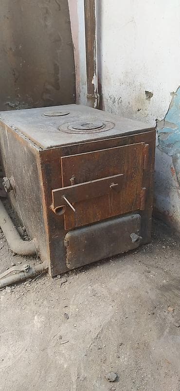 Металлическая дровяная печь-плита - Корпус из толстостенной стали