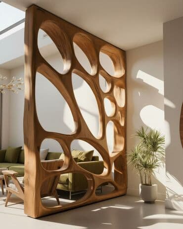 купить двуспальную кровать в бишкеке: На заказ делаем из дерева перегородки для офиса, кафе, салон красоты — 3