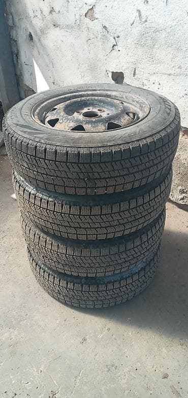 nardo grey: Колеса в сборе 165 / 70 / R 14, Зима, Б/у, Комплект, Легковые, Железные, отверстий - 4 — 1