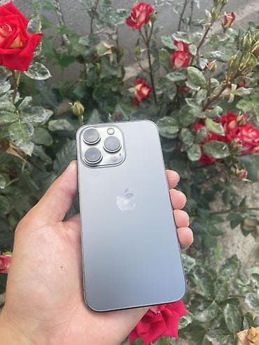 IPhone 13 Pro, Б/у, 128 ГБ, Sierra Blue, Чехол, 80 %