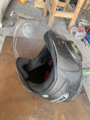 шлем весинг: Мотошлем ANSH, полноразмерный (full face) с прозрачным визором — 2