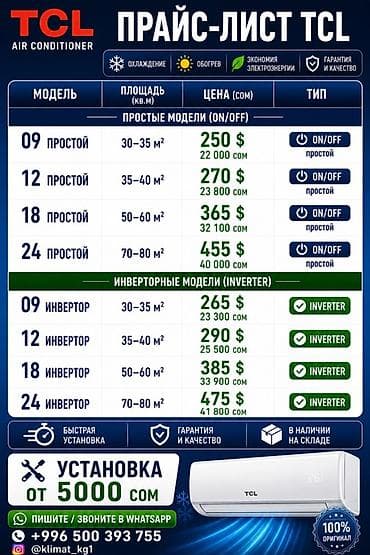 монтаж электрик: Установка, продажа и обслуживание кондиционеров. Услуги: - Монтаж и — 5