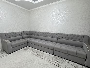 Угловые диваны: Угловой диван, С ящиками — 1