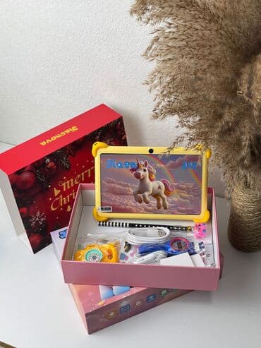 Планшет, ATouch, память 128 ГБ, 7" - 8", Wi-Fi, Новый, Детский цвет - Желтый at lalafo.kg Планшет, ATouch, память 128 ГБ, 7" - 8", Wi-Fi, Новый, Детский цвет - Желтый