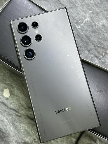 Samsung Galaxy S24 Ultra, Б/у, 512 ГБ, цвет - Серый, 1 SIM, eSIM