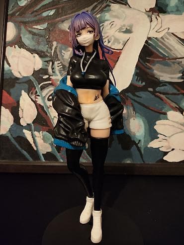 Антиквариат: Mask girl Yuna — аниме фигурка Высокая и очень детализированная — 3