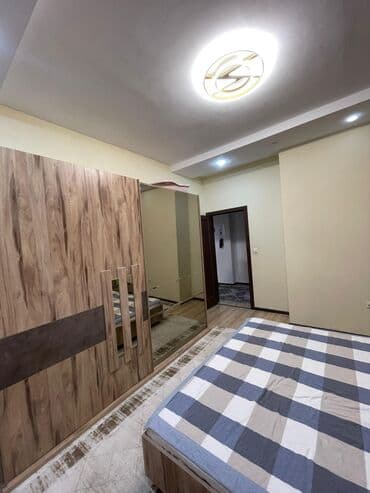 сдается квартира центральный мечеть: 1 бөлмө, 45 кв. м, Эмереги менен — 1