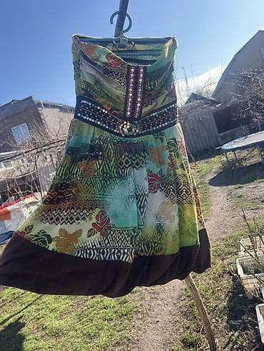 Повседневное платье, Лето, Короткая модель, Трикотаж, XS at lalafo.kg Повседневное платье, Лето, Короткая модель, Трикотаж, XS