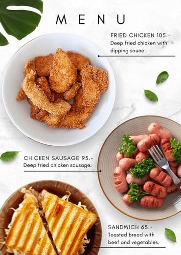 оформление фотозоны: Профессиональные фото и продуманный дизайн меню для заведений любого — 3