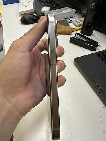 iphone запчасть: IPhone 14 Pro Max, Б/у, 256 ГБ, Золотой, Чехол — 5