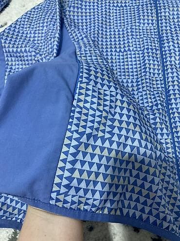 одежда полузамок: Дождевик, Плащ, Япония, цвет - Синий, XL — 2