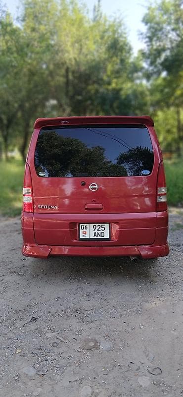 красный страитель: Nissan Serena: 2005 г., 2 л, Автомат, Бензин, Минивэн — 4